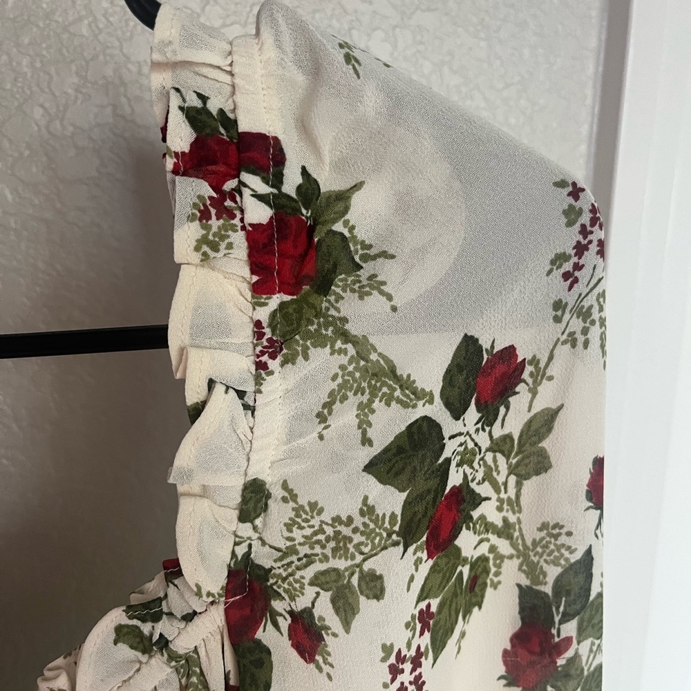 Reformation long sleeve floral top size 6 - Picture 4 of 11
